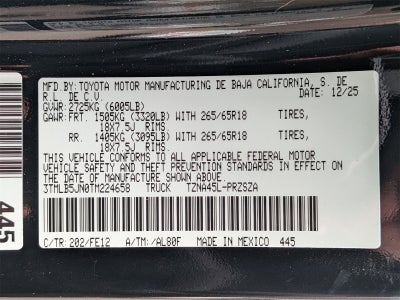 2026 Toyota Tacoma TRD Sport