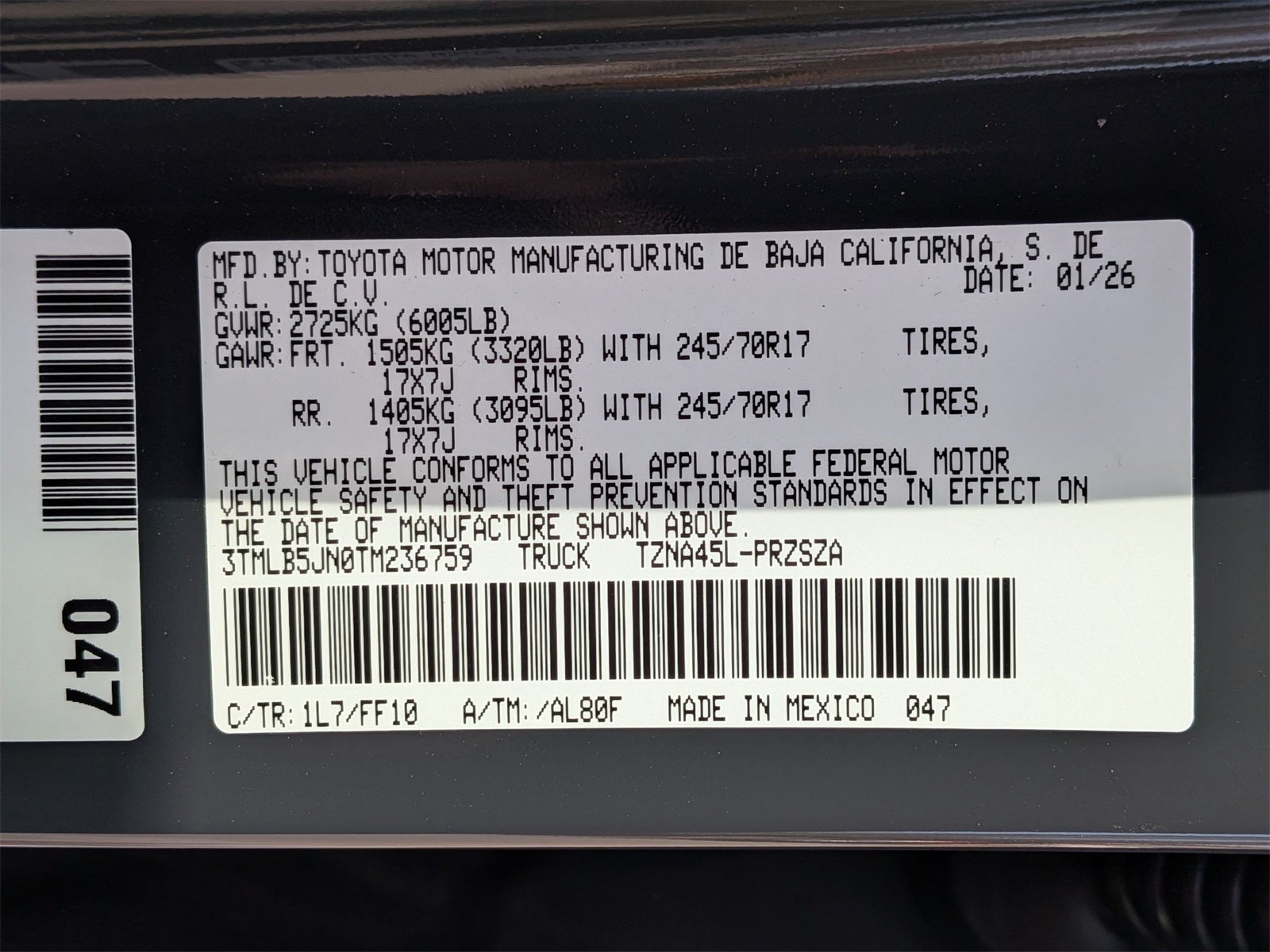 2026 Toyota Tacoma SR5