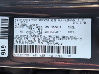 2026 Toyota Tacoma TRD Off-Road