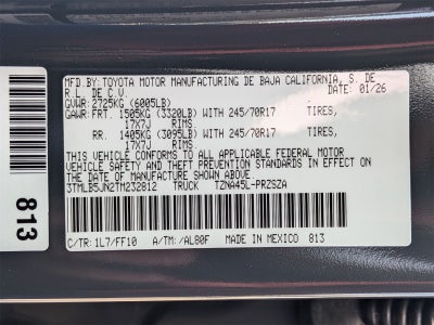 2026 Toyota Tacoma SR5