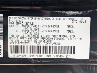 2026 Toyota Tacoma TRD Sport