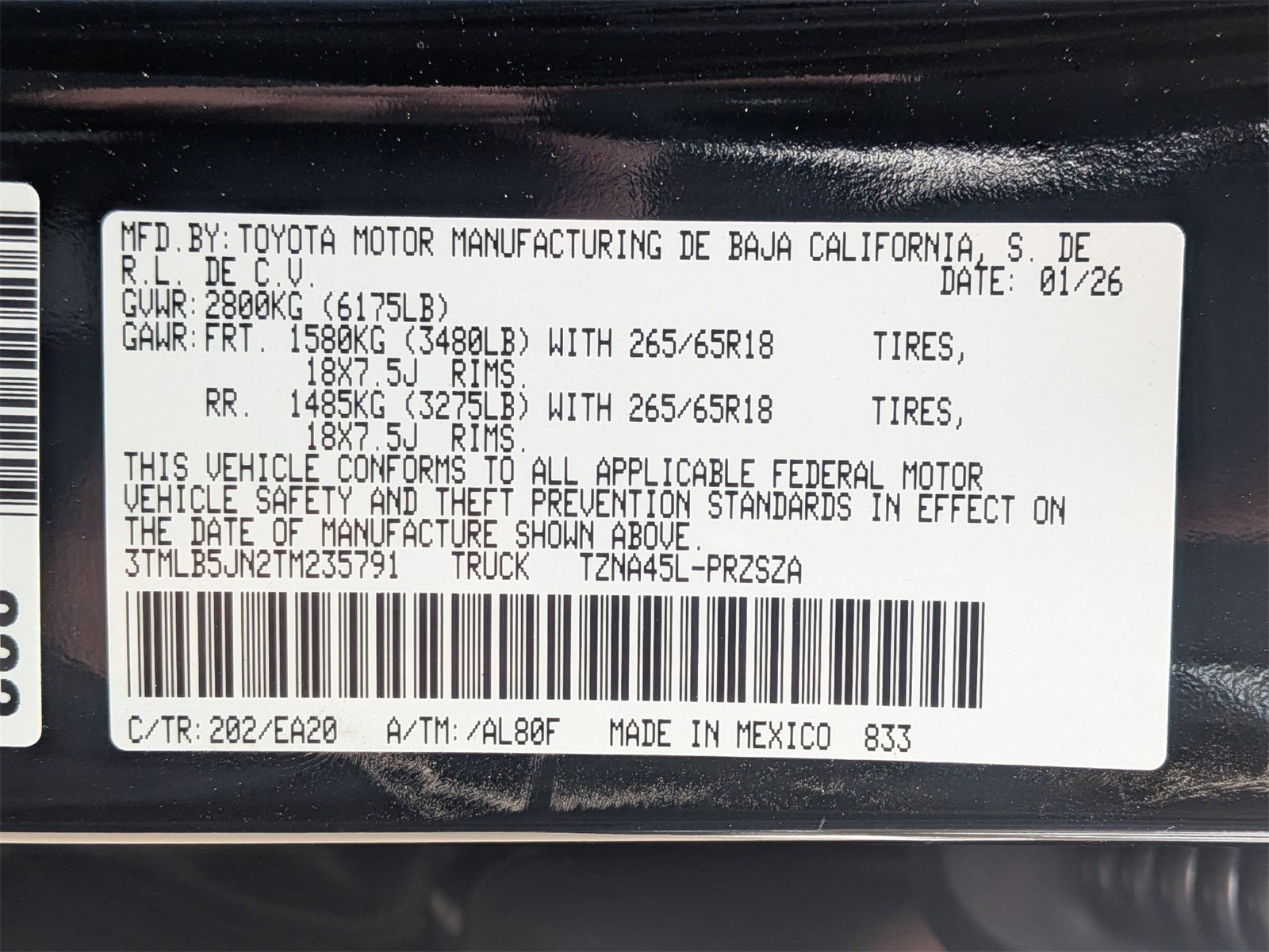 2026 Toyota Tacoma TRD Sport