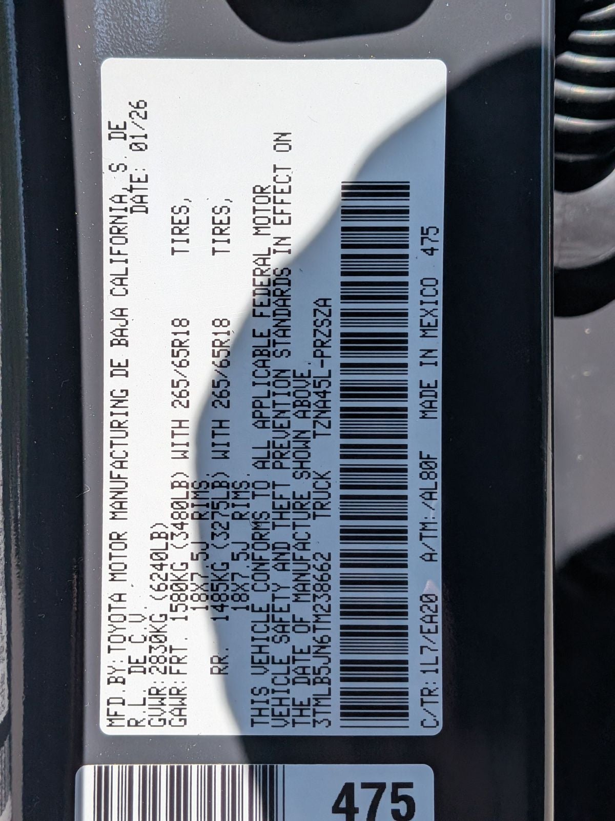 2026 Toyota Tacoma TRD Off-Road