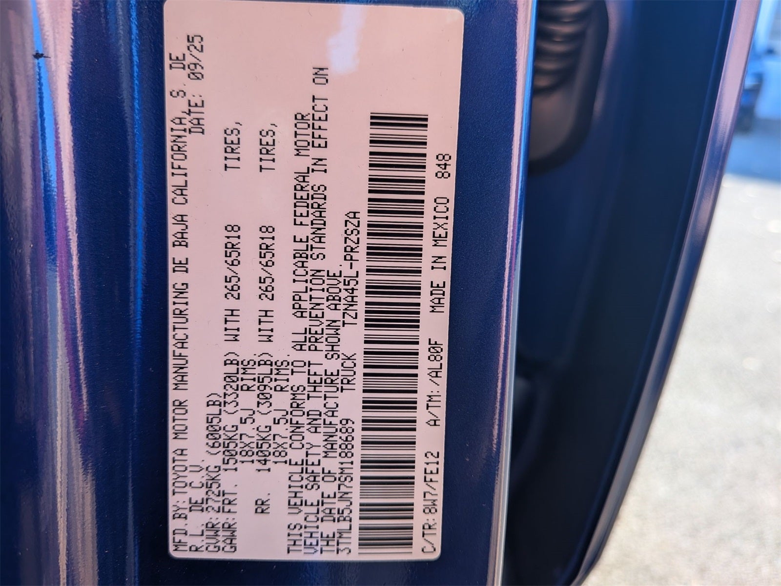 2025 Toyota Tacoma TRD Sport