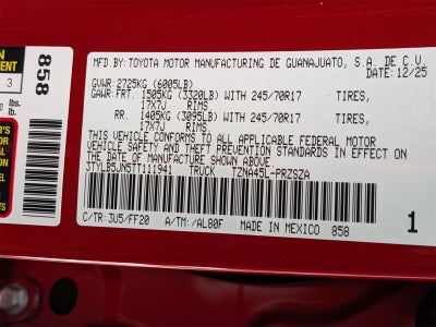 2026 Toyota Tacoma SR5