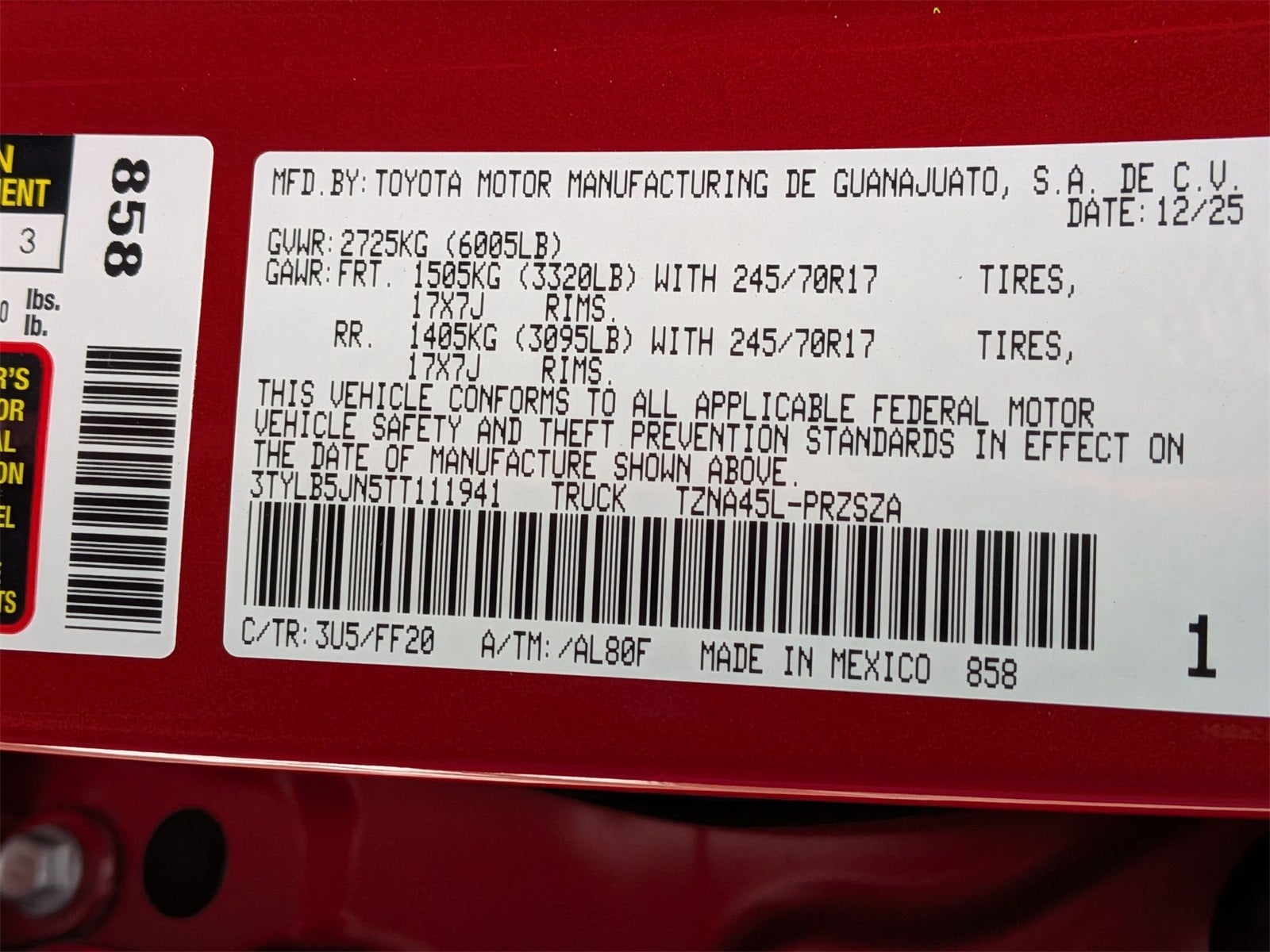 2026 Toyota Tacoma SR5