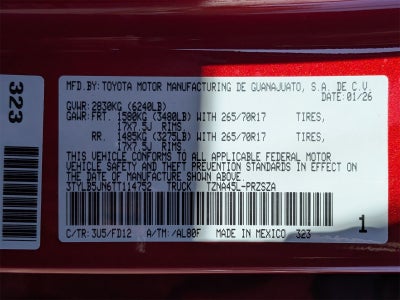 2026 Toyota Tacoma TRD Off-Road