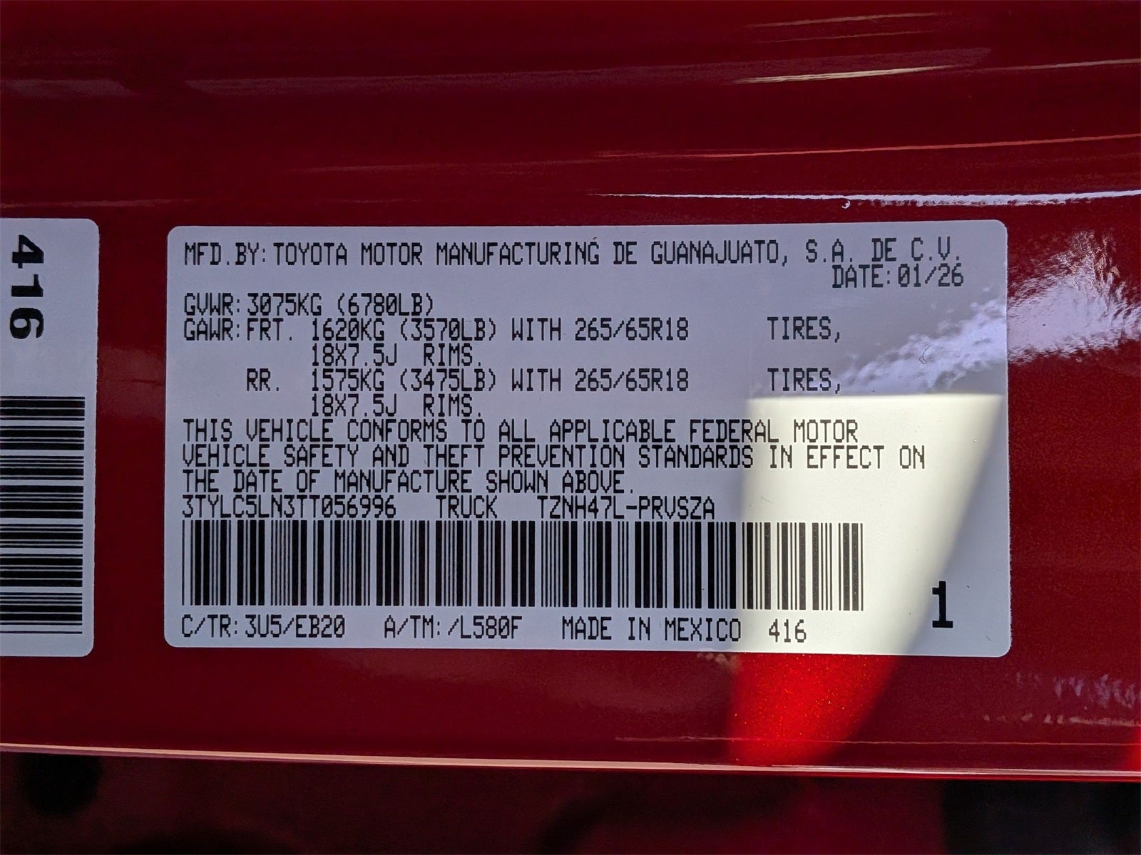 2026 Toyota Tacoma i-FORCE MAX Tacoma Limited