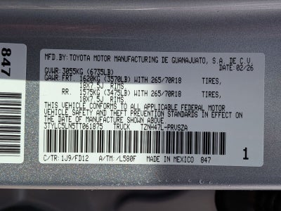 2026 Toyota Tacoma i-FORCE MAX Tacoma TRD Off-Road