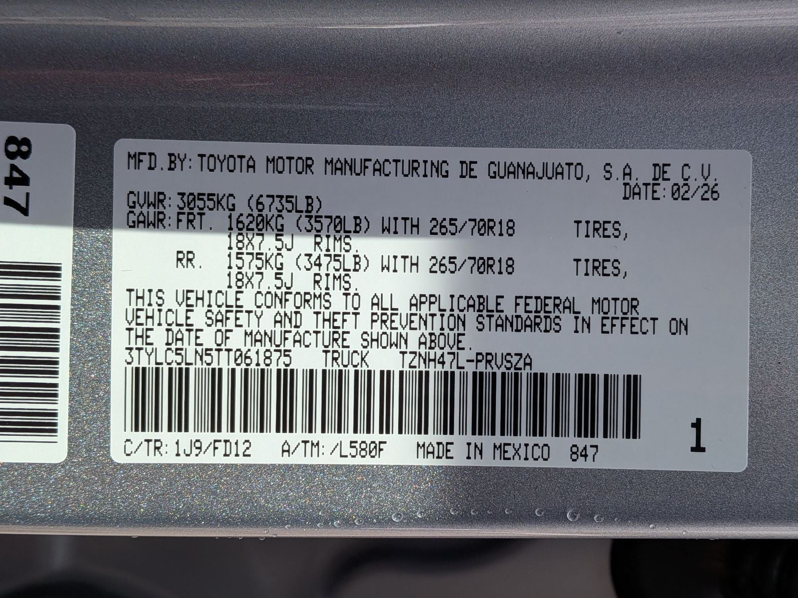 2026 Toyota Tacoma i-FORCE MAX Tacoma TRD Off-Road