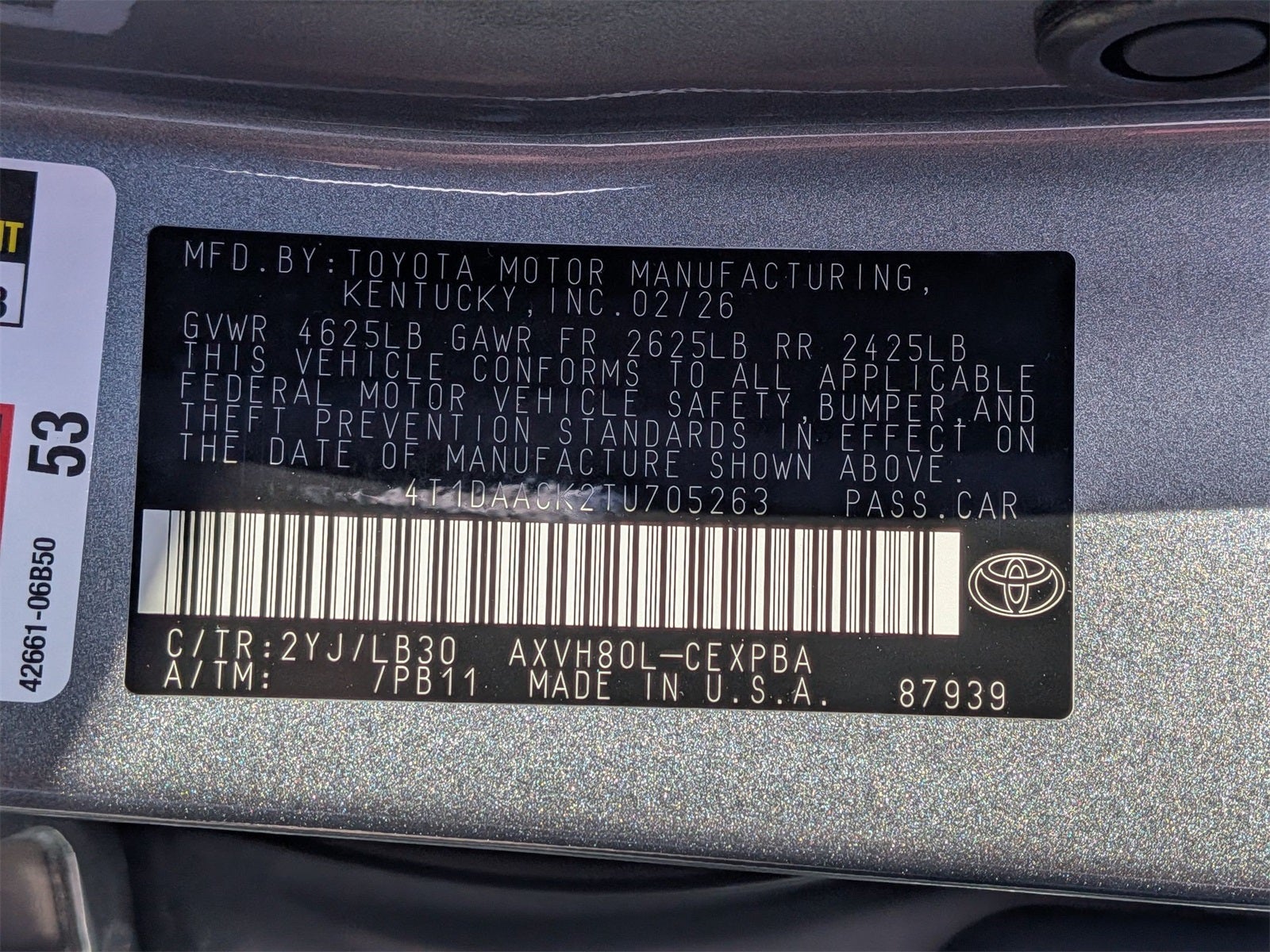 2026 Toyota Camry XSE