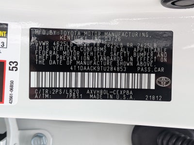 2026 Toyota Camry XSE