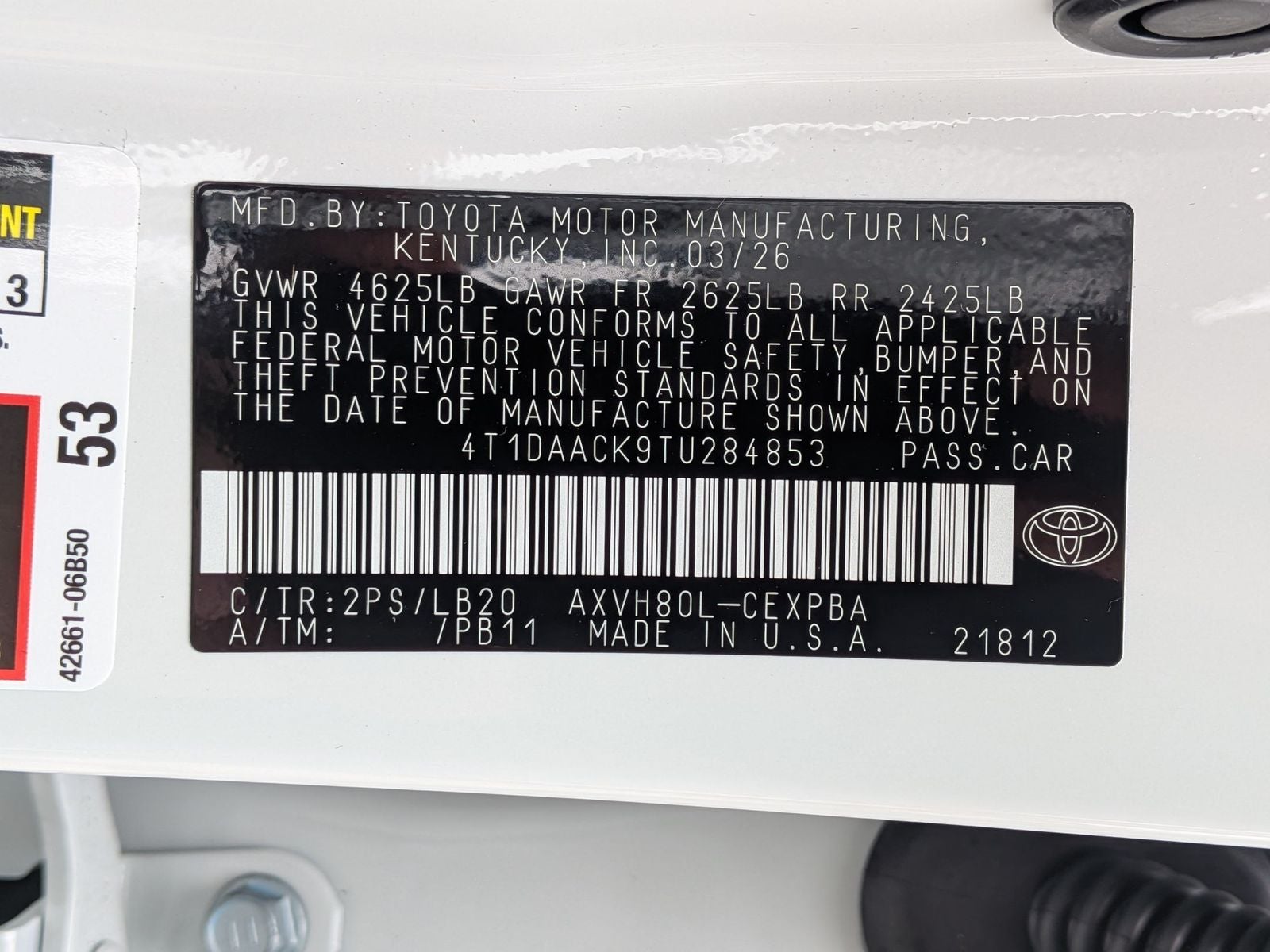 2026 Toyota Camry XSE
