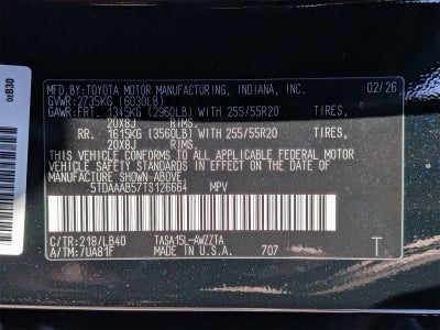 2026 Toyota Grand Highlander Platinum