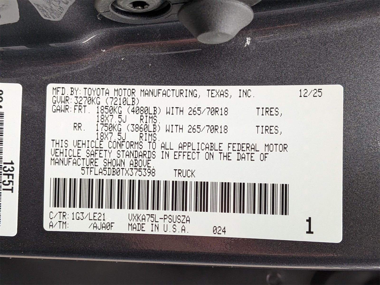 2026 Toyota Tundra SR5