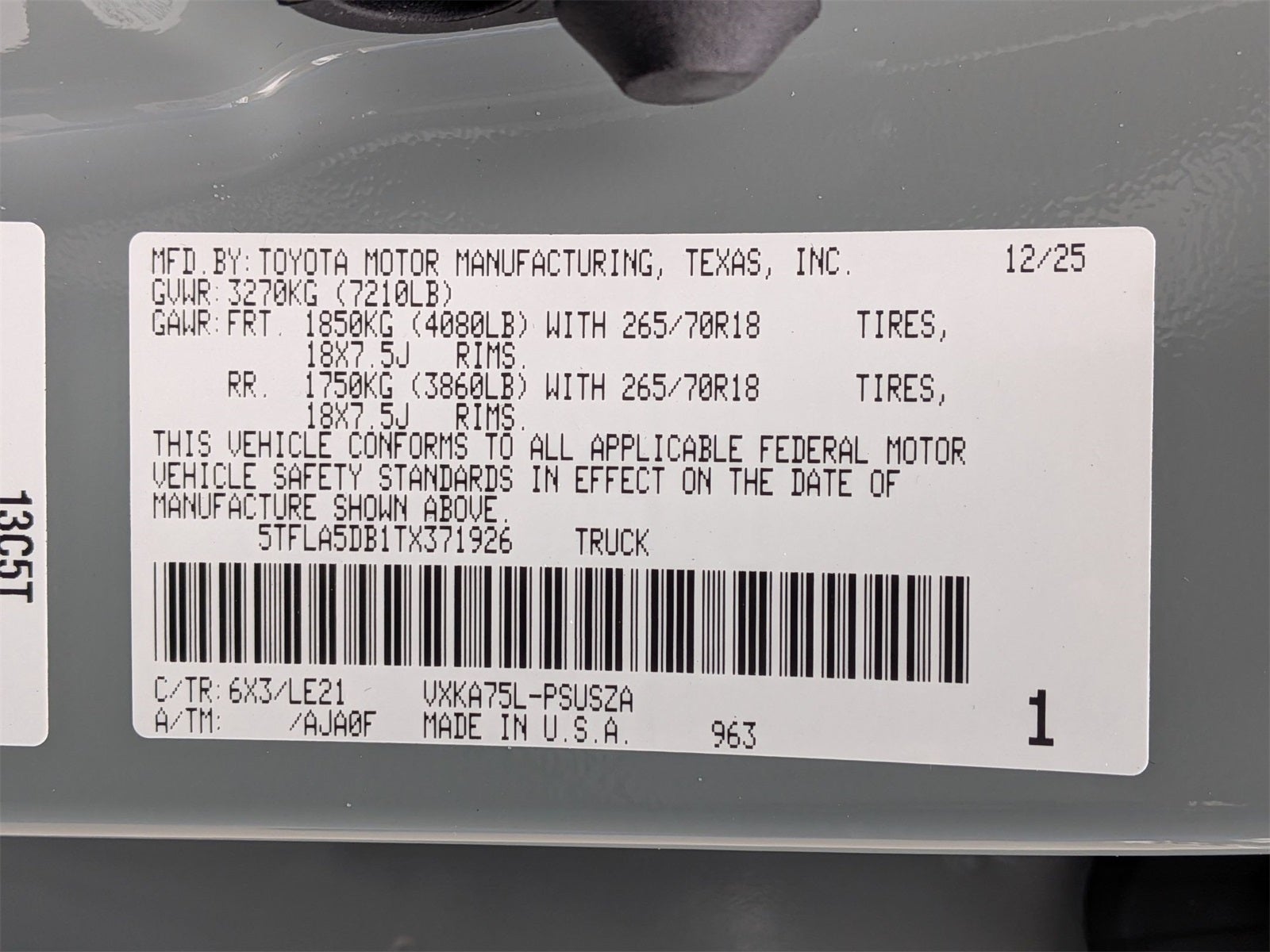 2026 Toyota Tundra SR5