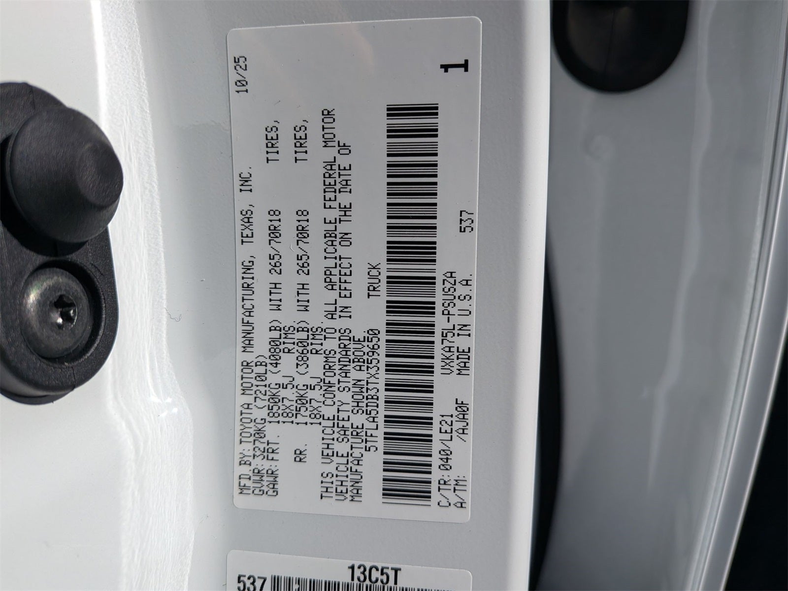 2026 Toyota Tundra SR5