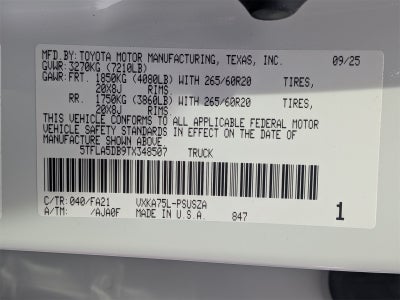 2026 Toyota Tundra SR5