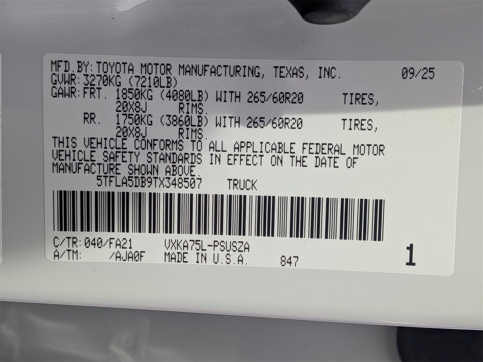 2026 Toyota Tundra SR5