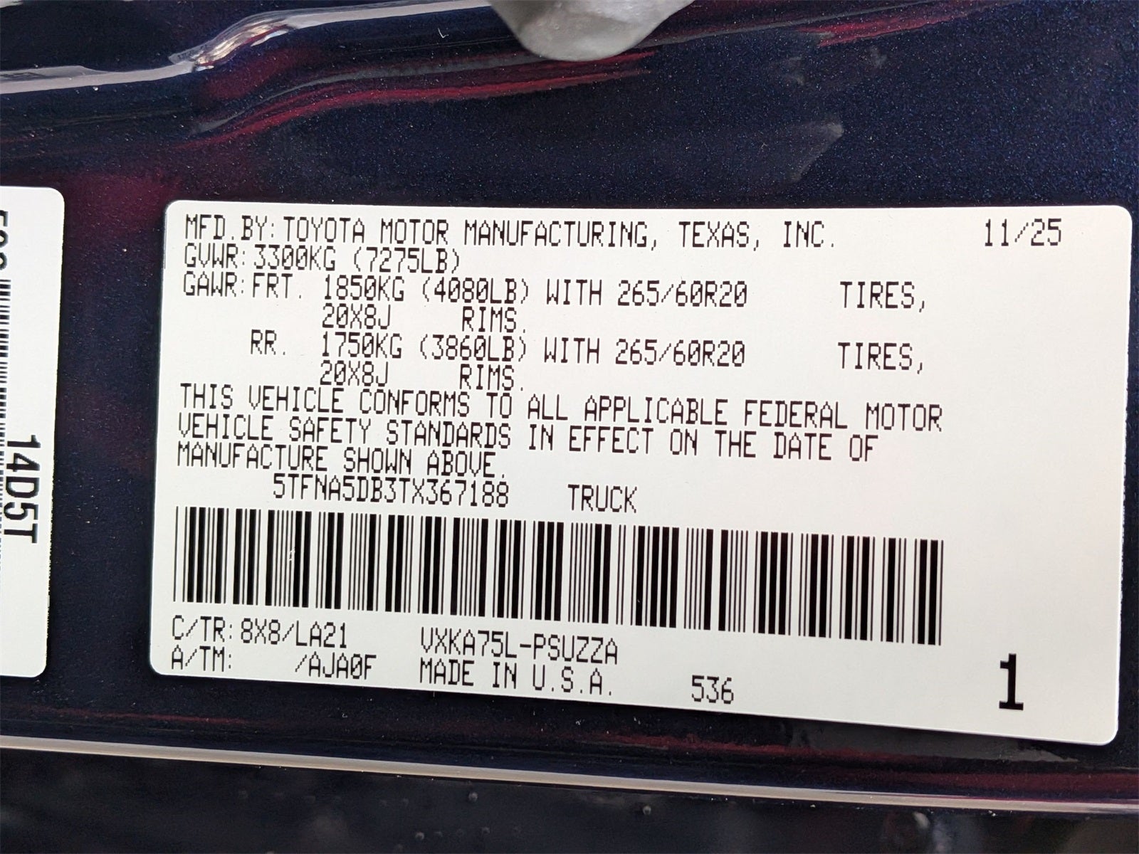 2026 Toyota Tundra Platinum