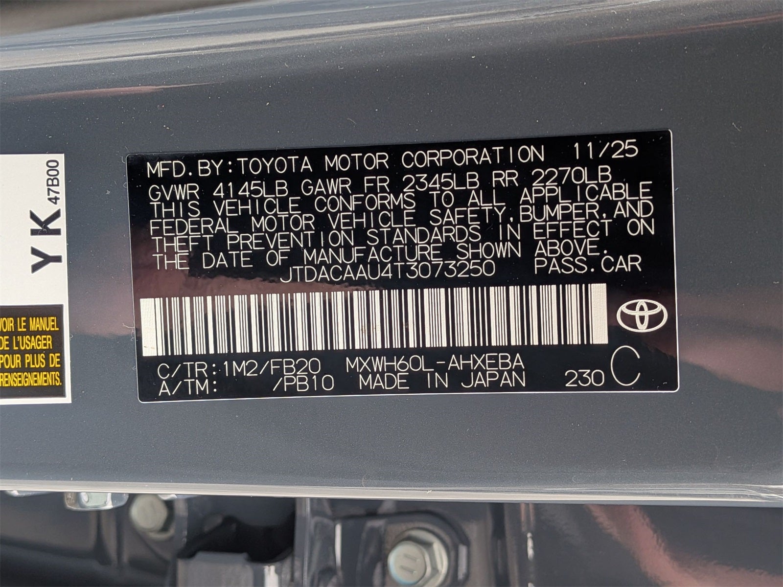 2026 Toyota Prius LE