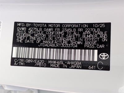 2026 Toyota Prius XLE AWD