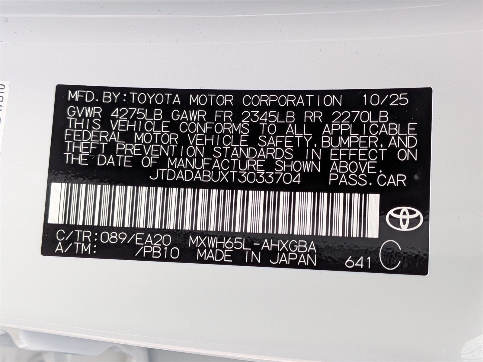 2026 Toyota Prius XLE AWD