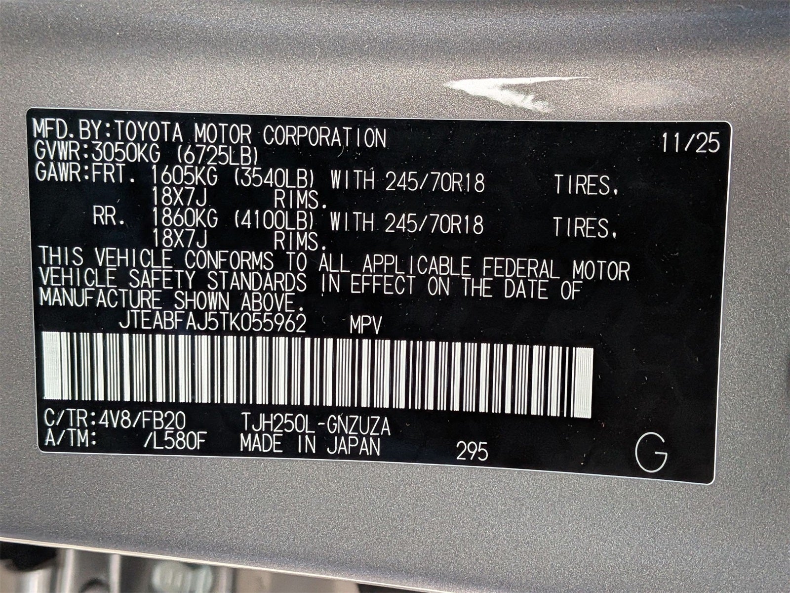 2026 Toyota Land Cruiser 1958