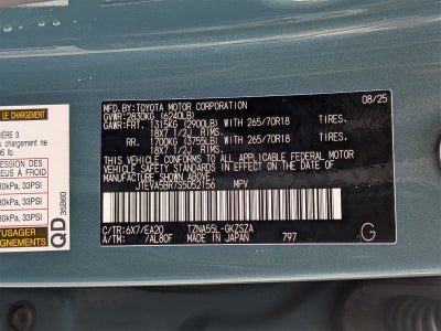 2025 Toyota 4Runner TRD Off-Road Premium