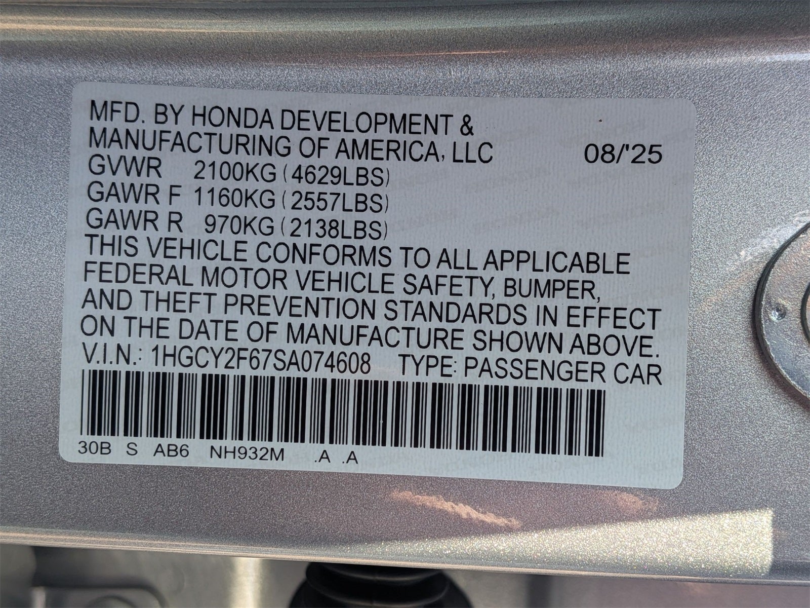 2025 Honda Accord Hybrid EX-L