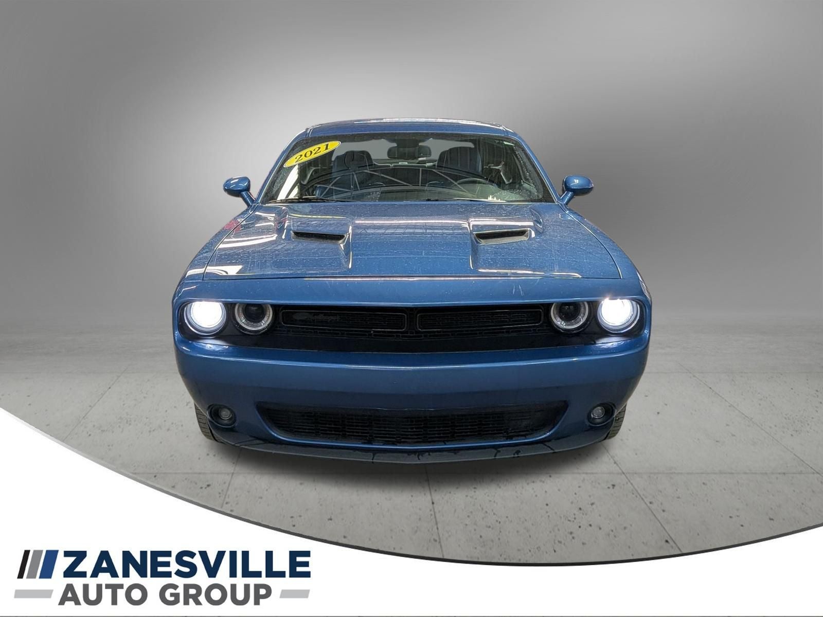 Used 2021 Dodge Challenger SXT with VIN 2C3CDZGG8MH611313 for sale in Zanesville, OH