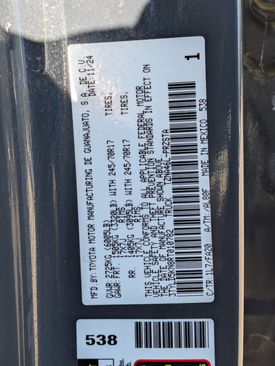 2024 Toyota Tacoma SR