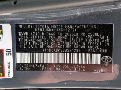 2025 Toyota Camry LE