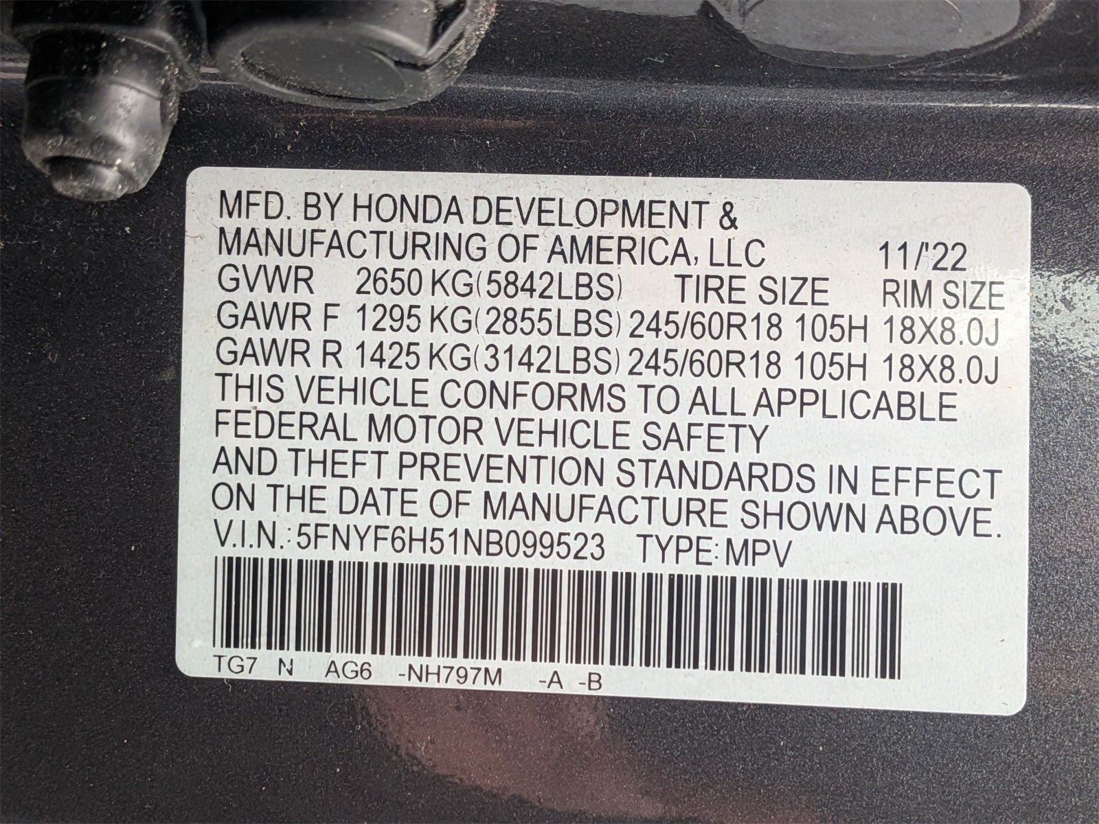 2022 Honda Pilot EX-L