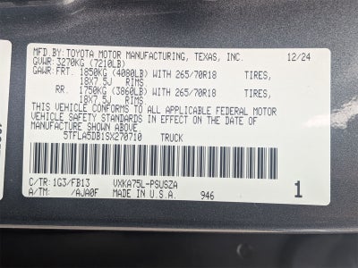 2025 Toyota Tundra SR5