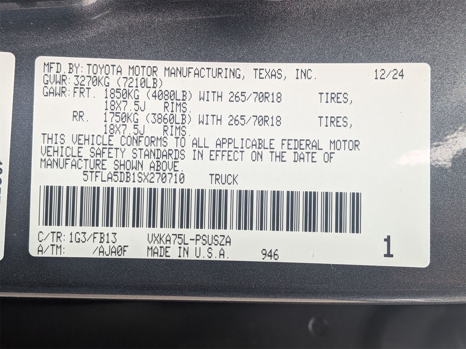 2025 Toyota Tundra SR5