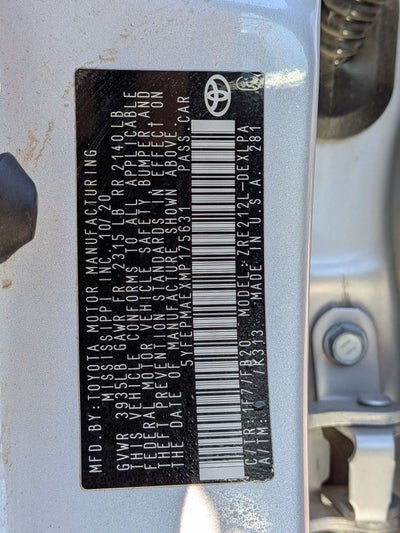 2021 Toyota Corolla LE