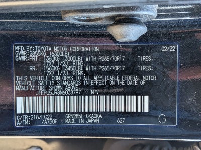 2022 Toyota 4Runner TRD Off-Road