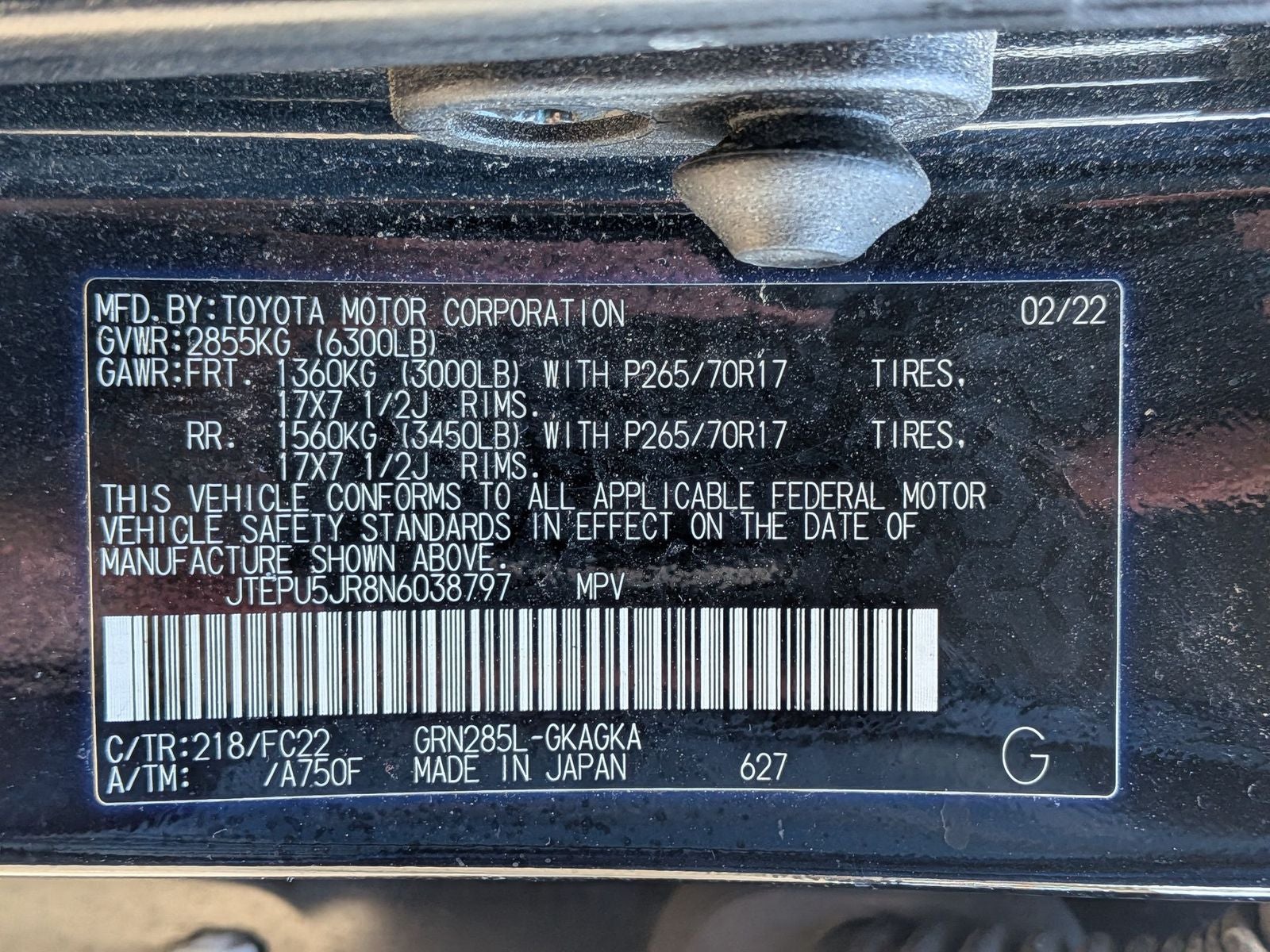 2022 Toyota 4Runner TRD Off-Road