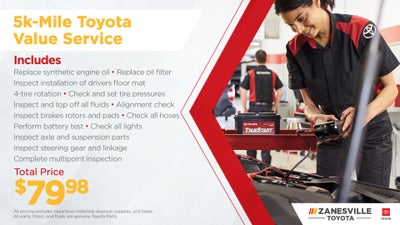 Toyota Service Coupons Zanesville OH | Zanesville Toyota