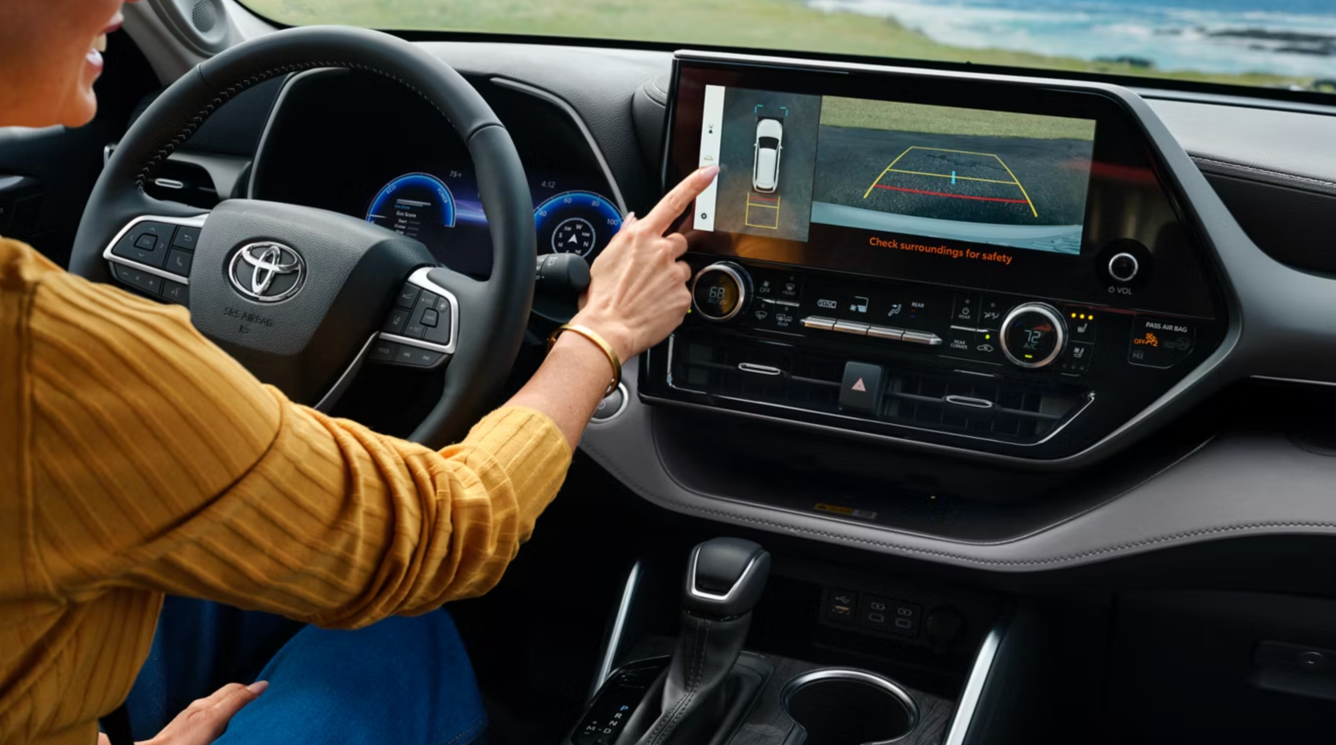 interior of 2026 Toyota Highlander For Sale near Newark