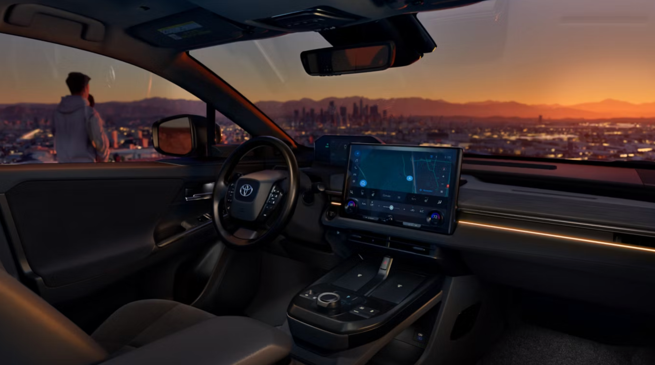 Interior of the 2026 Toyota C-HR near Newark