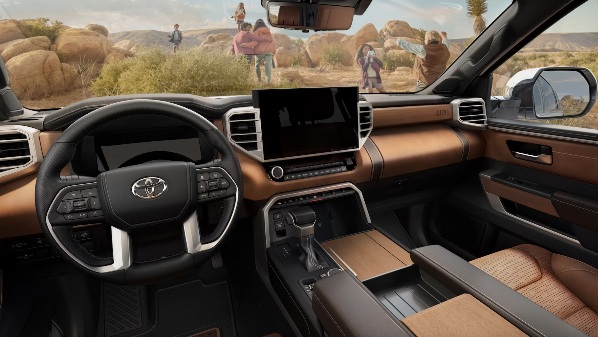 New 2025 Toyota Sequoia Interior Dashboard Nearby Newark