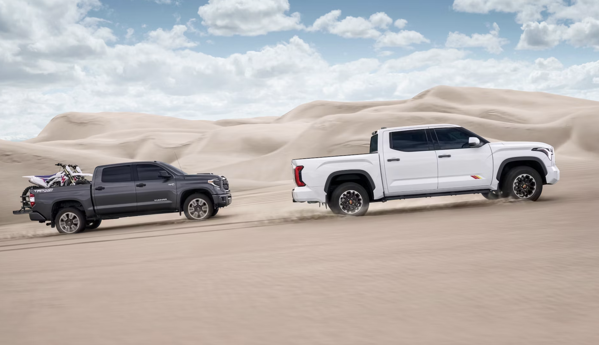 White and Gray 2025 Toyota Tundra Trucks Nearby Newark