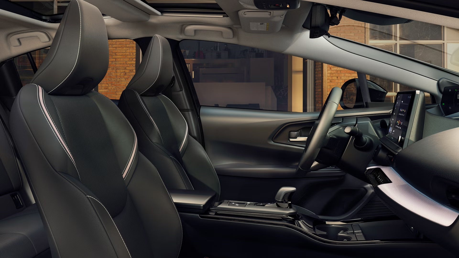 Interior of 2027 Toyota Prius in Zanesville, OH