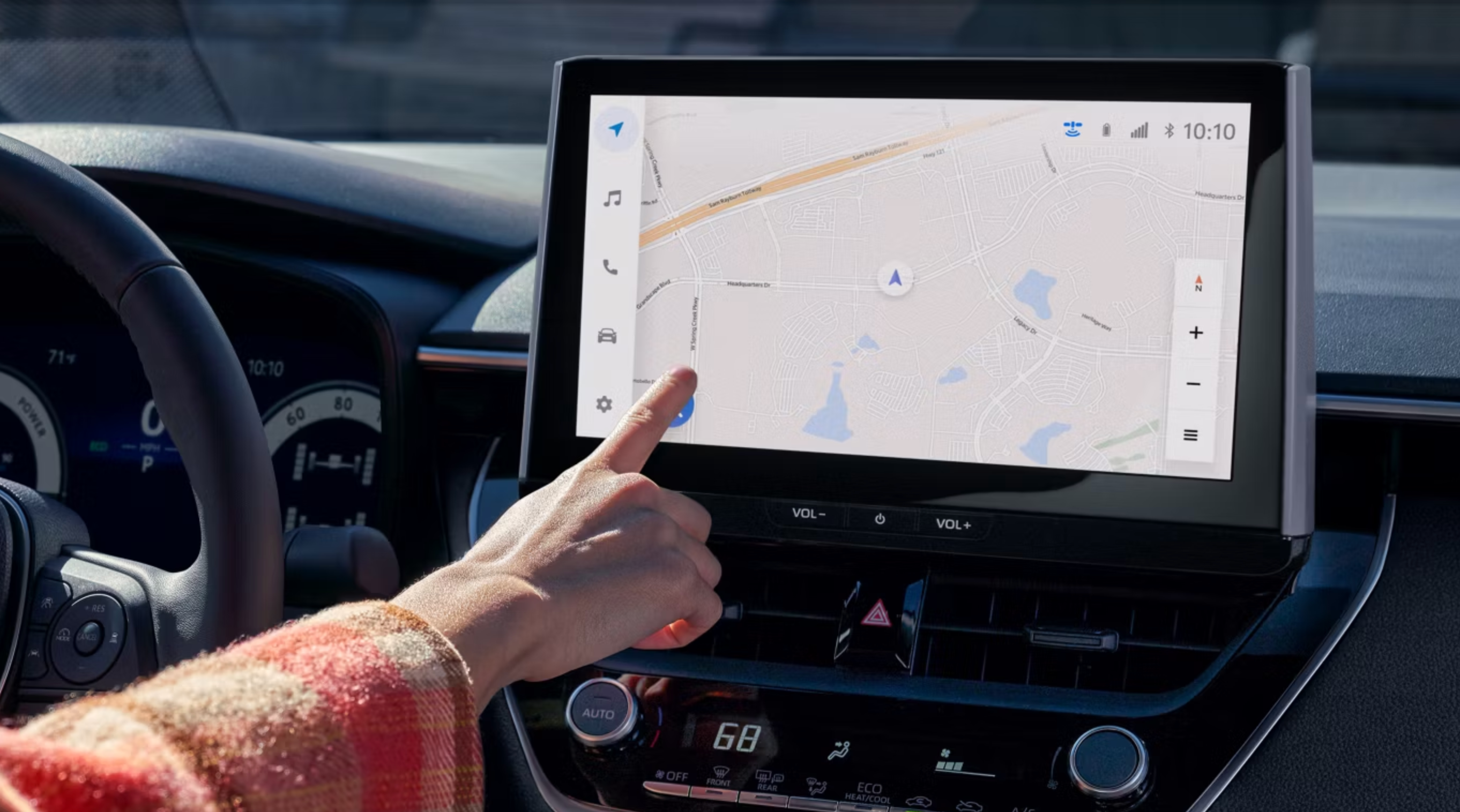 Interior of new 2026 Toyota Corolla for sale near Newark