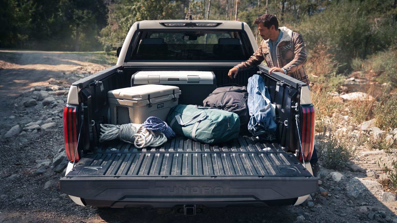 2025 Toyota Tundra TRD Pro CrewMax shown in Ice Cap for sale at Zanesville Toyota near Zanesville, OH