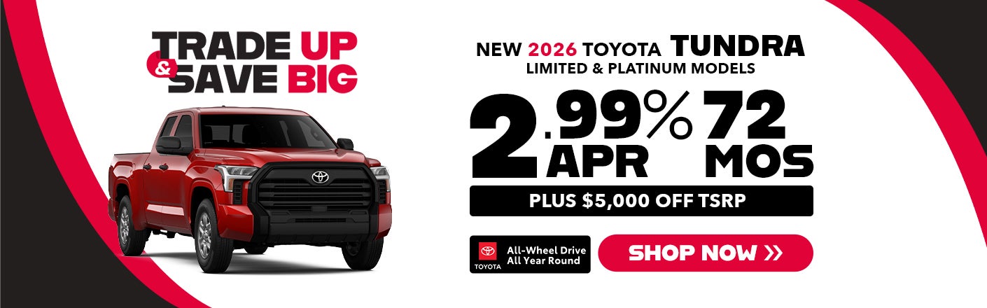 New 2026 Toyota Tundra Offer