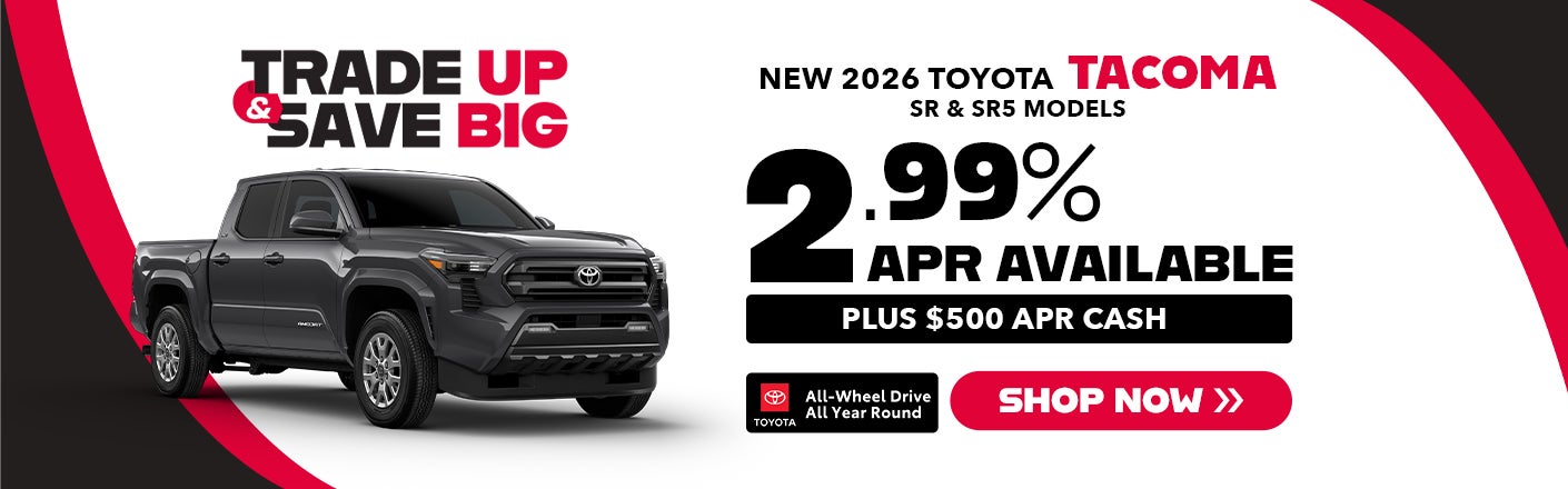 New 2026 Toyota Tacoma Offers in Zanesville, OH