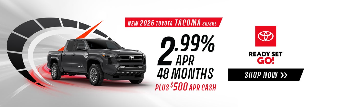 New 2026 Toyota Tacoma offers near Cambridge